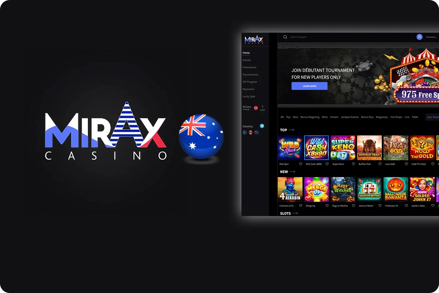 Mirax Casino: Bonuses, Login, and APK