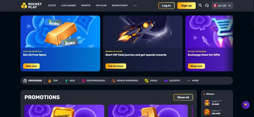What Bonuses Does Rocket Play Casino Offer?