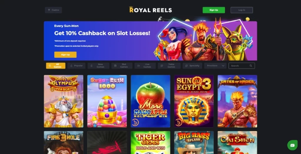 What Bonuses Does Royal Reels Casino Offer?